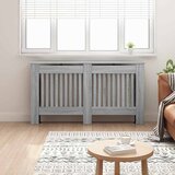 vidaXL Pokrivač radijatora Siva Sonoma 152 x 19 x 81,5 cm | shoptok.hr