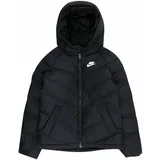 Nike Sportswear Zimska jakna črna / bela