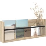  Polica za časopise s policom Zidne Sonoma hrast 80 x 12 x 30 cm | shoptok.hr