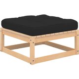 Maison Chic Vrtni stolček - Vrtni stoli za noge z blazino trdna borovina JS1063, (21877348) | Shoptok.si