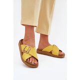 Inblu Leather Women's Slippers With Buckle | shoptok.hr