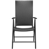  3-dijelni vrtni blagovaonski set crno-smeđi | shoptok.hr
