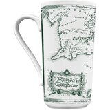 LORD OF THE RINGS Šalica The - karta Međuzemlja, bijela, 470 ml | shoptok.hr