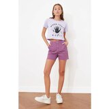Trendyol Purple Pocket Detailed Denim Shorts | shoptok.hr