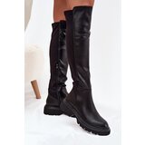 Boto Slip-on Women's Boots Made of Eco Leather Black Sylvina | Shoptok.si