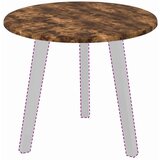vidaXL Nepremična površina Dimljeni hrast 50 x 50 x 1.5 cm | Shoptok.si