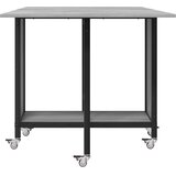  Sklopivi blagovaonski stol s kotačićima 130 x 80 x 76,5 cm | shoptok.hr