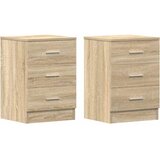  Noćni ormarići 2 kom boja hrasta 38x35x56 cm konstruirano drvo | shoptok.hr