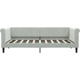 Dnevni krevet s madracem svjetlosivi 90 x 190 cm baršunasti | Eponuda.com