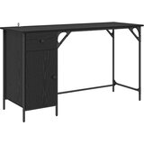  Računalni stol Crni hrast 131 x 48 x 75 cm Konstruirano drvo | shoptok.hr
