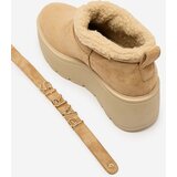 Resti Light brown women's shoes a'la snow boots with ornament Parisela | ePonuda.com