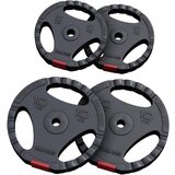 Gorilla Sports GORILLA SPORTS Set plastičnih tegova sa rukohvatima (2 x 5 kg, 2 x 10 kg) | ePonuda.com