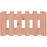 vidaXL Vrtna sadilica s izgledom ograde 60x30x30 cm masivna duglazije | shoptok.hr