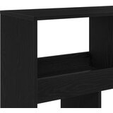 vidaXL Stojalo za rastline Set 2 Črn hrast Inženirski les | Shoptok.si