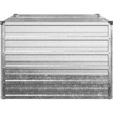  Povišeni vrtni krevet Srebrna 100 x 80 x 55 cm cinkani | shoptok.hr