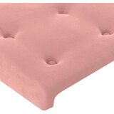  Krevet box spring s madracem LED ružičasti 90x190 cm baršunasti | shoptok.hr