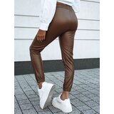 DStreet Women's waxed trousers BRIAL camel | Shoptok.si