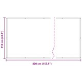  Balcony ekran Svijetlo siva 110 x 400 cm Oxford tkanina - Svjetlosiva 110 x 400 cm | shoptok.hr