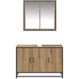  Set namještaja za kupaonicu 2 pcs hrast artisan 90 x 33 x 60 cm | shoptok.hr