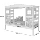 MID.YOU Igralna Postelja Lio, 90x200, Večbarvno | Shoptok.si