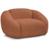 Bobochic Paris Oranžen fotelj iz tkanine bouclé Tina – | Shoptok.si