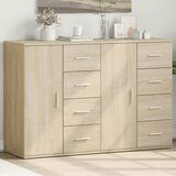 vidaXL Komoda 2 kosa sonoma hrast 59x39x80 cm inženirski les | Shoptok.si