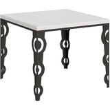 Itamoby   Karamay Libra (90x90/180 cm) - bela, barva nog: antracit - preklopna jedilna miza, (20842580) Cene