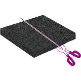  Gumenasti granulatni vanjski pod Crna 9 x 9 x 0,8 cm Guma | shoptok.hr