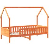 vidaXL Otroški posteljni okvir voščeno rjav 90x190 cm trdna borovina, (21273629) Cene