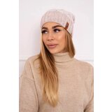 Kesi Cap with fleece Milano K203 ecru melange+light beige | Shoptok.si