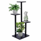 Vilde 569820 - Stalak za cvece na 4 nivoa - Crni | ePonuda.com