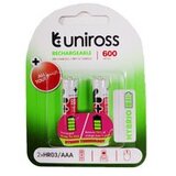 UNIROSS FRANCE uniross baterja punjiva 2xHR03/AAA 600 | ePonuda.com