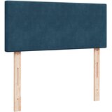  s oprugama i madracem tamnoplavi 120 x 190 cm baršun | shoptok.hr