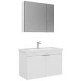 Hanah home Kupatilski ormarić sa umivaonikom i ogledalom (2 komada) Desna 90 950 | Eponuda.com