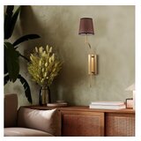Opviq vall lamp zidna zlatno - braon lampa lumora 15332 | ePonuda.com