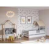 Marckeric Bela otroška postelja v obliki hiške 90x190 cm Valka – | Shoptok.si