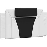  Krevet s madracem bijelo-crni 100 x 200 cm od umjetne kože | shoptok.hr