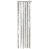  Zastor protiv muha svjetlosivi i bijeli 56x200 cm od šenila | shoptok.hr