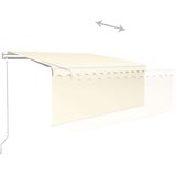  Automatska tenda na uvlačenje s roletom 3 x 2,5 m krem Slike