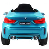  Auto na akumulator BMW X6 model 229-1 Licencirani sa kožnim sedištem i mekim gumama Metalik Plavi | Eponuda.com