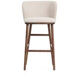 Kave Home Bež podstavljena barska stolica (visine sjedala 75 cm) Ciselia – | shoptok.hr