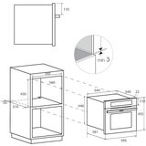 Haier vgradna kombinirana mikrovalovna pečica HWO45NB4T0B1 | Shoptok.si