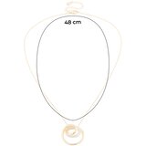 Swarovski Verižica zlata / transparentna | Shoptok.si