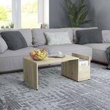  Stolić za kavu boja hrasta sonome 90 x 45 x 35 cm od iverice | shoptok.hr