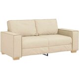 vidaXL Dvosjed Kauč Krem 140 cm Tkanina | shoptok.hr