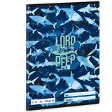 Ars Una lord of the deep bilježnica s morskim psima, A/5 | shoptok.hr