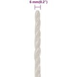 vidaXL Delovna vrv bela 6 mm 50 m polipropilen | Shoptok.si