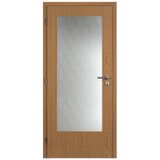 DOORNITE sobna vrata sa staklom (D x Š x V: 39 x 850 x 2.000 mm, DIN lijevo, Hrast) | shoptok.hr