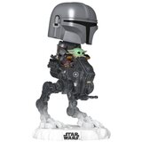 Funko Figura POP Rides Deluxe Star Wars Mandalorian & Grogu The Mandalorian with Grogu in Imperial Remnant AT-RT | shoptok.hr