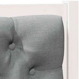  Uzglavlje Ostalo Bijela i svijetlosiva 75 cm Masivna borovina | shoptok.hr